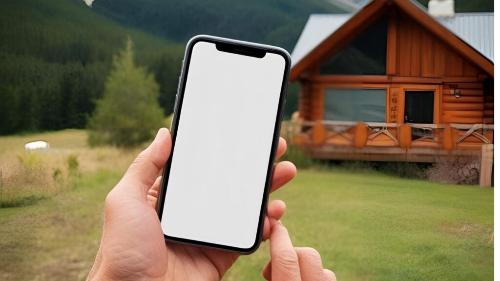 Parent looking at a blank screen while Owlet Cam sits idle in the background.