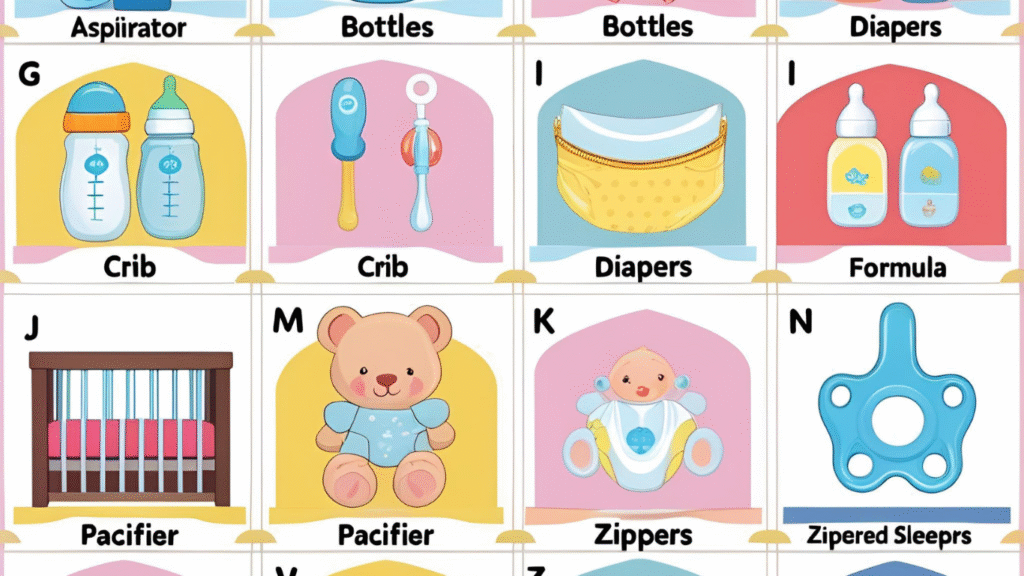 baby shopping list for first time moms