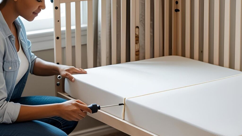 when to lower baby's crib mattress