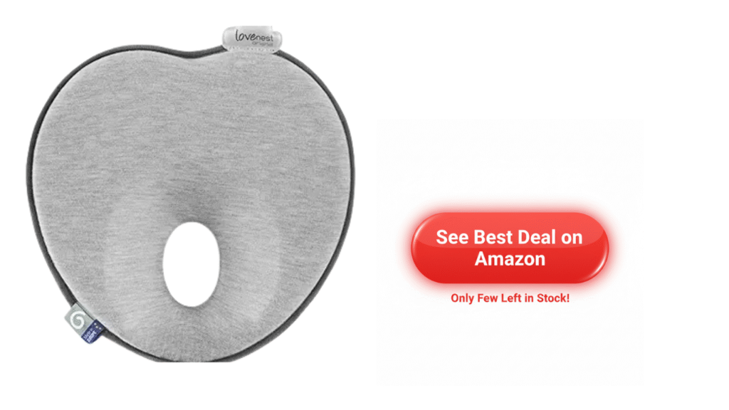 Babymoov Lovenest pillow for newborn flat head prevention