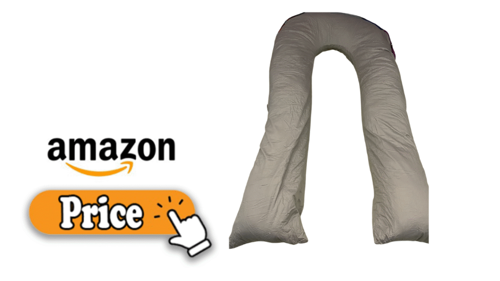 Meiz C-shaped pregnancy pillow for full body support