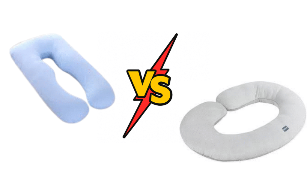U Shaped Pregnancy Pillow vs C Shaped