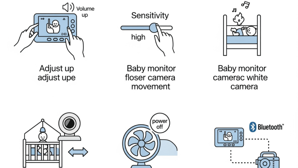 Step-by-step fixes to make Momcozy baby monitor louder