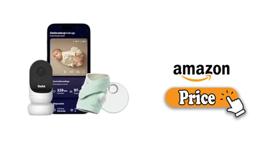 Owlet Dream Sock 2 with mobile app showing sleep and heart rate tracking