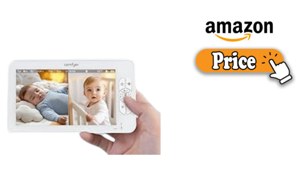 Comfyer baby monitor setup packaging and accessories