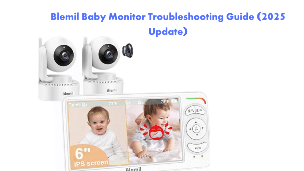 blemil baby monitor doesn't scroll