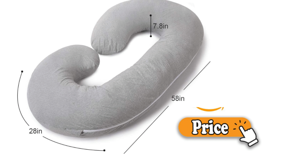C shape pregnancy pillow