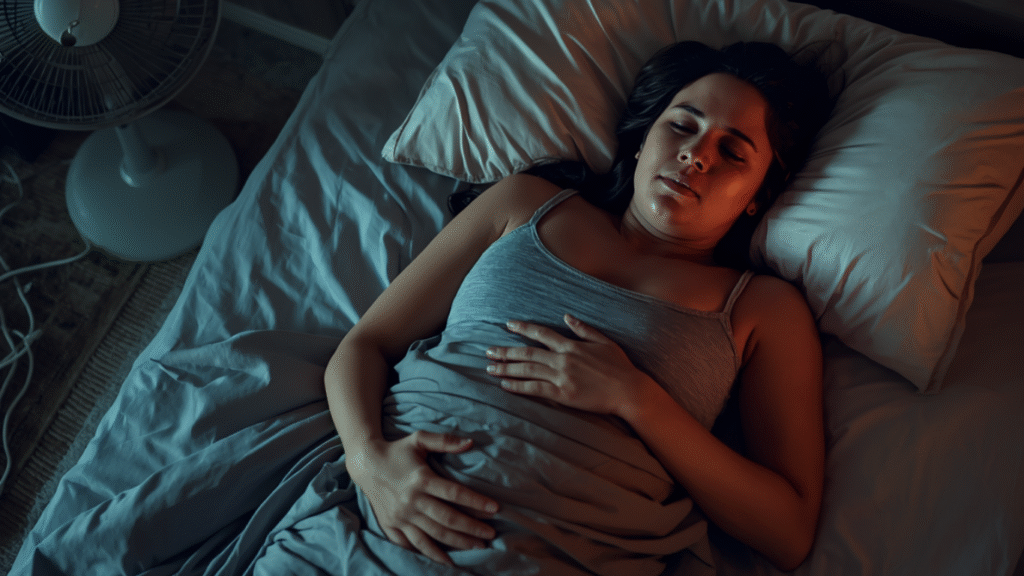 A pregnant woman